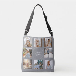 Elegant 8 Familjefoto Personlig Crossbody-väska Axelväska