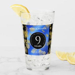 Elegant 9:e Lapis Lazuli Bröllop-årsdagen Glaskopp