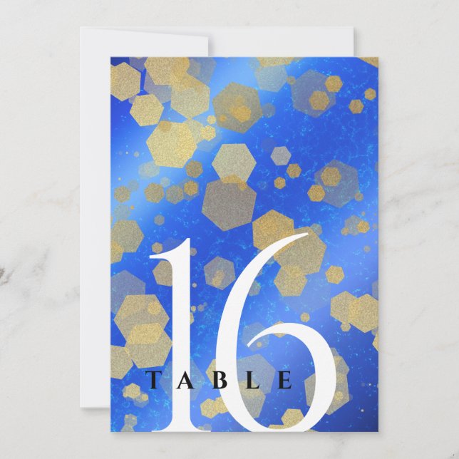 Elegant 9:e Lapis Lazuli Bröllop-årsdagen Inbjudningar (Framsida)