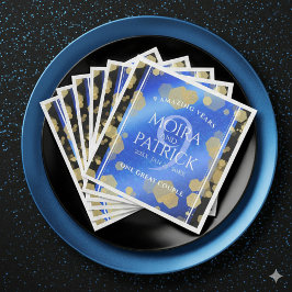 Elegant 9:e Lapis Lazuli Bröllop-årsdagen Pappersservett