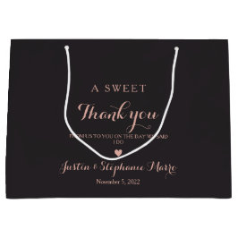 Elegant A Sweet Tack Bröllop Personlig