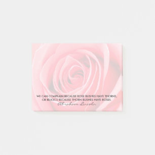 Elegant Abraham Lincoln inspirational Ro Quote Post-it Block