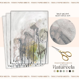 Elegant Abstract Design Decoupage Tissue Paper