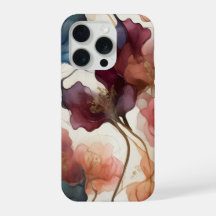 Elegant Abstract Floral Art Phone Case modern desi