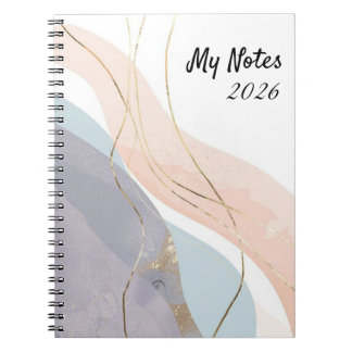 Elegant Abstract Gold Foil Professional Notebook Anteckningsbok