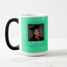 Elegant Abstract Pattern Graduation Gift Magisk Mugg