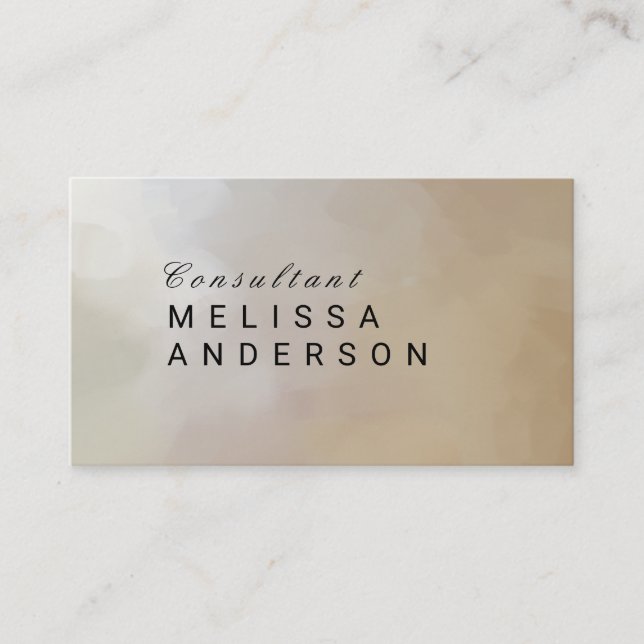 Élégant Abstrait Visitkort (Framsida)