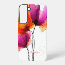Elegant Abstrakt Akvarell Blommig Anpassad