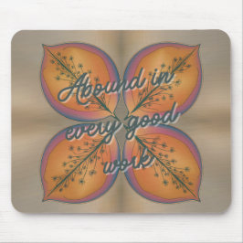 Elegant Abstrakt Blommigt 2 Corinthians 9:8 Musmatta