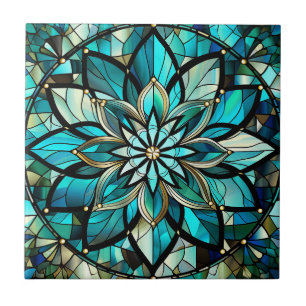 Elegant Abstrakt Chic Retro-glasaktigt glas Kakelplatta