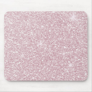 Elegant abstrakt för rosa trendig giftigt glitte musmatta