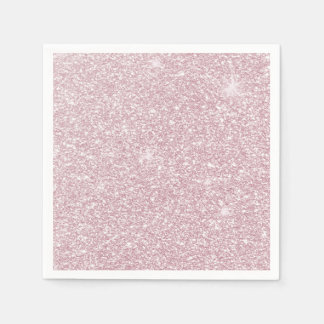 Elegant abstrakt för rosa trendig giftigt glitte pappersservett