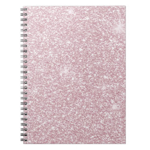 Elegant abstrakt för rosa, trendig gigly glitter anteckningsbok