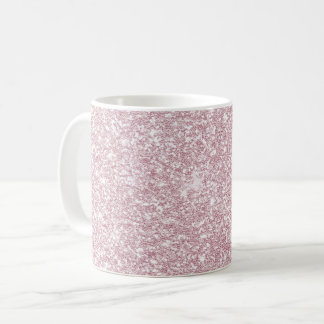 Elegant abstrakt för rosa, trendig gigly glitter kaffemugg