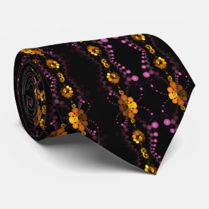 Elegant Abstrakt Geometry Neck Tie Slips