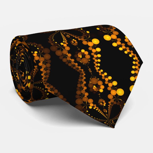 Elegant Abstrakt Geometry Neck Tie Slips (Rullad)