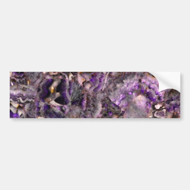 Elegant abstrakt lila lavender lilac marble bildekal (Framsidan)