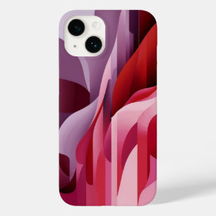 Elegant Abstrakt Lilac Red Rosa Färg