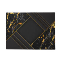 Elegant Abstrakt Line-teckning på svart bakgrund