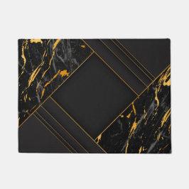 Elegant Abstrakt Line-teckning på svart bakgrund