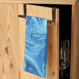 Elegant Abstrakt marbel ombre Kitchen Towel Kökshandduk