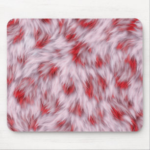Elegant Abstrakt Mjuk fluffy Päls Mönster Musmatta