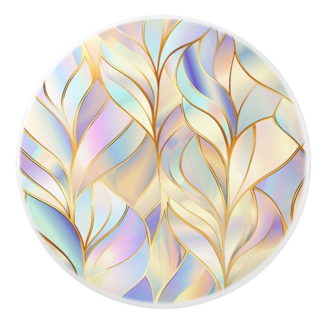 Elegant Abstrakt Pastell Knopp (Framsidan)