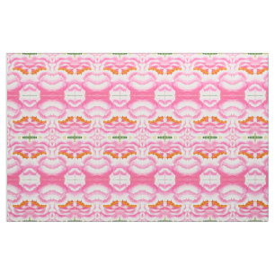 Elegant Abstrakt Rosa Tie Dye Mönster Tyg