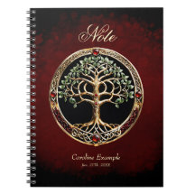 Elegant ädla livets träd med keltisk knut.