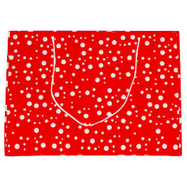 Elegant Aesthetic Red Gift Bag