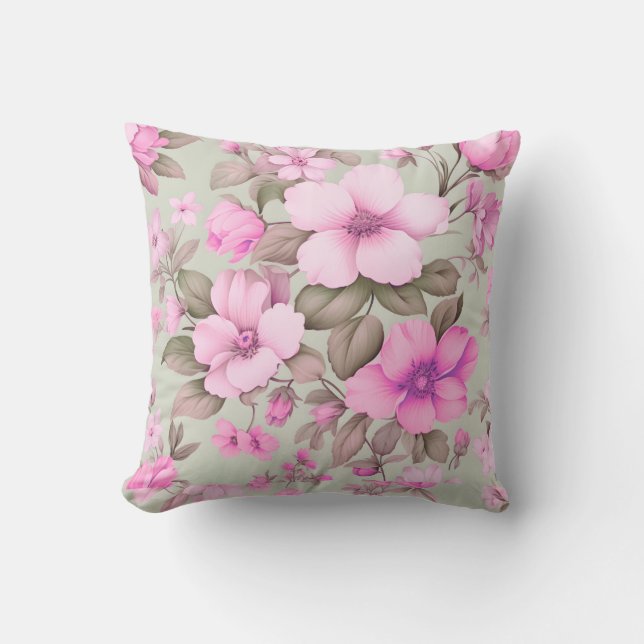 Elegant Aesthetic Throw Pillow - Decorative Accent Kudde (Framsida)
