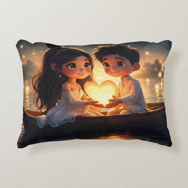 Elegant Aesthetic Throw Pillow - Decorative Accent Prydnadskudde (Framsidan)