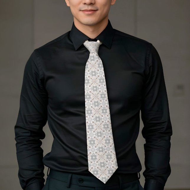 Elegant Aesthetics Spanish Geometric Pattern Tie Slips (Skapare uppladdad)