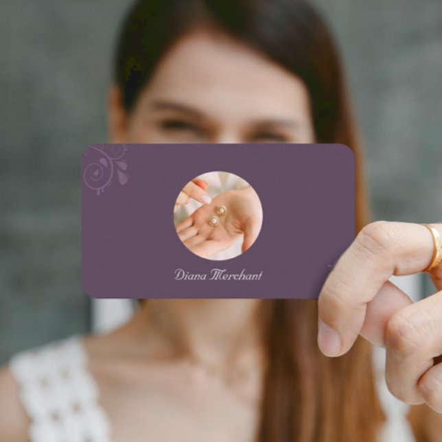 Elegant affär kort mall för smyckesdesigners | DP7 (business card, jewelers, stone, gems, jewels, ornaments, shop card)