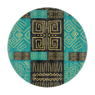 Elegant African Tribal Geometric Mönster