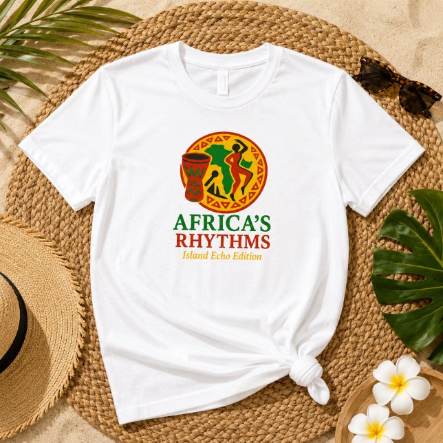 Elegant Afrika Rytmer Tribal Trumdans T Shirt (Skapare uppladdad)