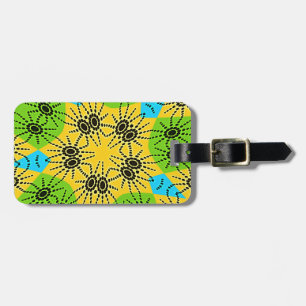 Elegant Afrikaninspirerad Spindelfilm Traditional Bagagebricka
