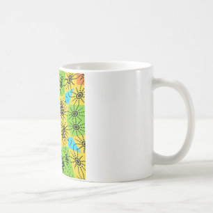 Elegant Afrikaninspirerad Spindelfilm Traditional Kaffemugg