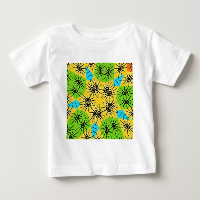 Elegant Afrikaninspirerad Spindelfilm Traditional  Tee Shirt (Framsida)