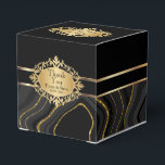 Elegant Agate Marble med Black och Guld Presentaskar<br><div class="desc">Fina favoritrutor-redot för att du ska kunna anpassa dig. (OBS! Kontrollera Storleka på varje presentlåda för att se till att det är höger för tillfälle... Graphic lagrar kan justeras för att passa de flesta produkter.) Den här designen fungerar bra för alla andra händelser eller tillfälle, t.ex. förlovningsfest, årsdag, party, cocktail,...</div>