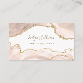 elegant agate visitkort