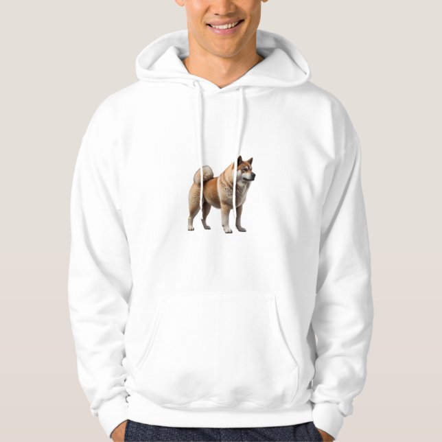 Elegant Akita Hoodie (Framsida)