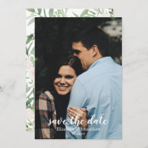 Elegant akvarell elfenbensvit bröllops kallelse