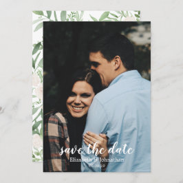 Elegant akvarell elfenbensvit bröllops kallelse inbjudningar