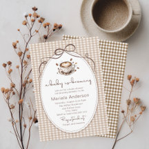 Elegant akvarell en baby brygger kaffe råstyrka