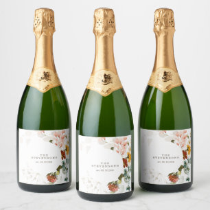 Elegant akvarell vildblomma trädgård klassiker