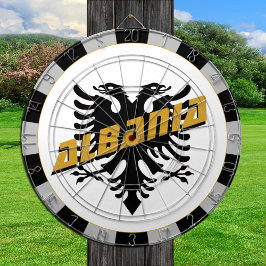 Elegant Albanien Dartboard & Albanian Flagga/board Darttavla