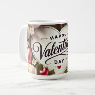 Elegant Alla hjärtans dag design med Ro Kaffemugg