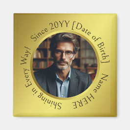 Elegant Allt-Tillfälle, anpassat fotoutsikningspro Magnet