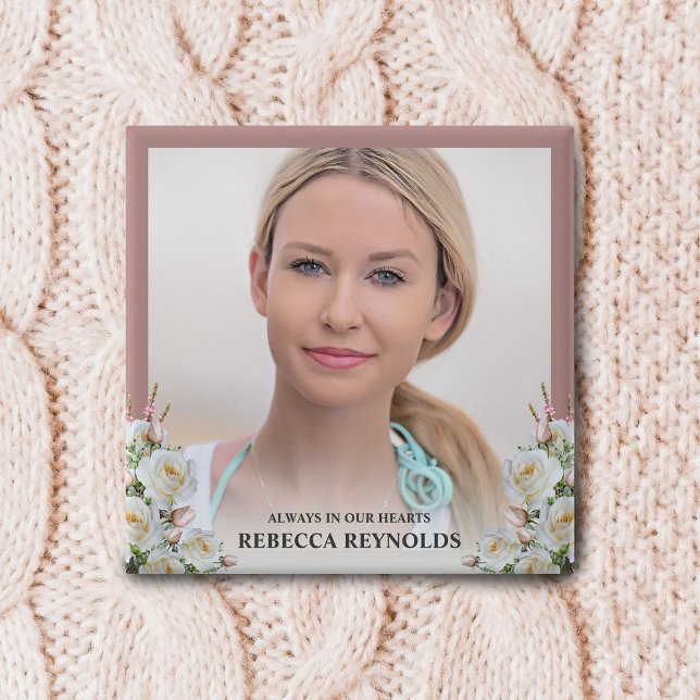 Elegant alltid i våra hjärtan Foto-Blommigt Knapp (Skapare uppladdad)